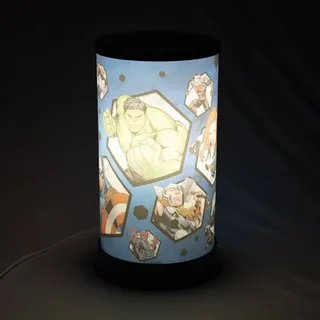 Luminária de Mesa Hug Marvel Super Heróis Blue