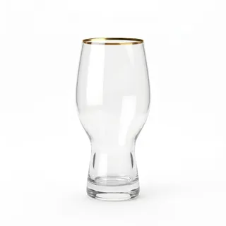 Copo de Vidro com Borda Dourada de 470ml Amazing Drinks