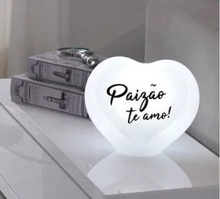 Luminária Coração Paizão Te Amo