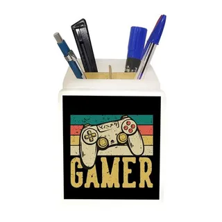 Organizador de Mesa Iluminado Black Gamer