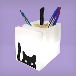 Organizador de Mesa Iluminado Cat Cute
