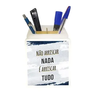 Organizador de Mesa Iluminado Arriscar Tudo