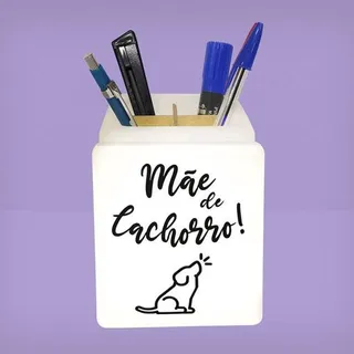 Organizador de Mesa Iluminado Mãe de Dog