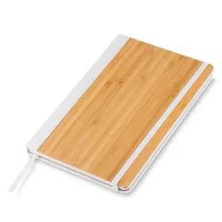 Caderno de Anotações com Capa de Bambu