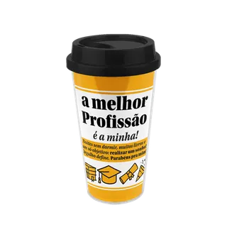 Copo de Viagem Profissões - A Melhor