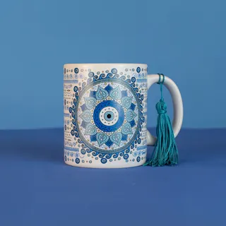 Caneca com Pompom - Mandala