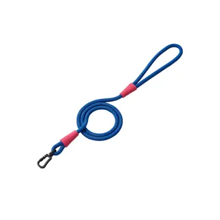 Guia De Corda Pet com Mosquetão 360° - Azul