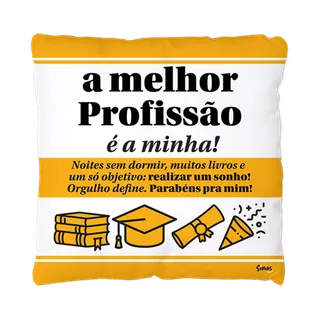 Almofada Quadrada Profissões - A melhor