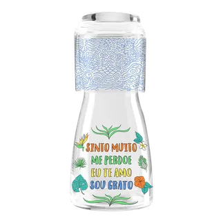 Moringa de Vidro com Copo - Ho\'oponopono