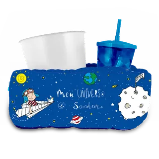 Almofada para Pipoca Individual Kids - Meu Universo