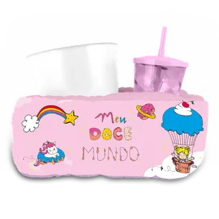 Almofada para Pipoca Individual Kids - Meu Doce Mundo