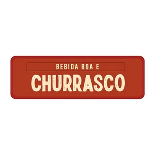 Placa de Parede Decorativa - Bebida Boa e Churrasco