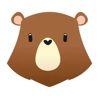 Placa de Parede Decorativa - Urso