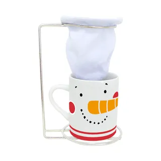 Caneca De Porcelana com Coador Cake - Natal Mágico