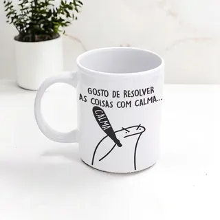 Caneca de Porcelana Flork - Calma