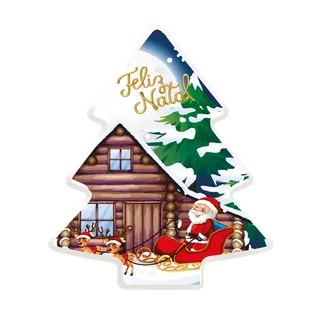 Luminária Decorativa Árvore de Natal Feliz Natal – Iluminação Festiva para Decoração Natalina