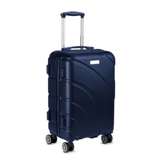 Mala Média para 52L Easy Travel Rodas 360° Azul