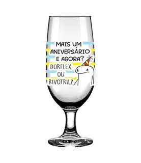 Taça de Cerveja 300ml Flork - Dorflex Ou Rivotril?