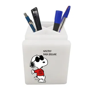 Organizador de Mesa Iluminado Snoopy - Joe Cool