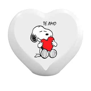 Luminária Coração LED Snoopy - Te amo