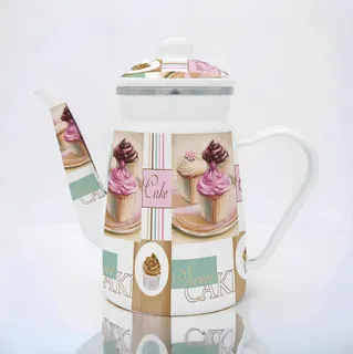 Bule Esmaltado Vintage 1,2L à Indução Cake