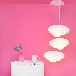 Luminária Pendente Trio de Nuvens Cotton Cloud