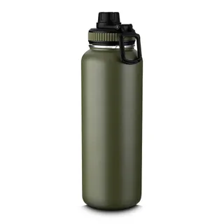 Garrafa com Alça e Bico 1,2L Parede Dupla Verde