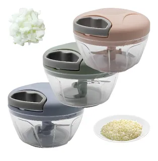 Processador Triturador De Alimentos 3 Lâminas Manual Cor Sortida