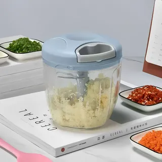 Processador de Alimentos 2 em 1 900ml 5 Lâminas Cor Sortida