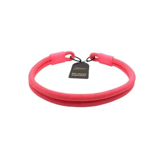 Coleira de Corda Dupla Rosa 65cm Resistente Acqua Wave