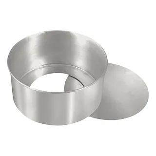 Forma Fundo Móvel Alumínio 12cm Alta Bolos e Tortas
