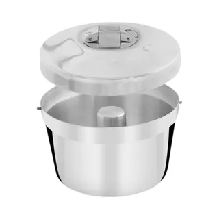 Forma para Pudim Com Tampa Clássica Alumínio Pudinzeira 20cm