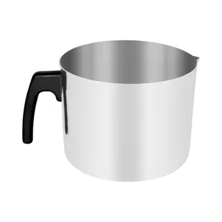 Caneco Leiteira com Bico Ø10cm Fervedor Alumínio Polido Baquelite