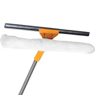 Rodo para Vidro 40cm com Cabo e Luva de Algodão - Branco