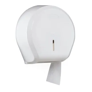 Dispenser Papel Higiênico Rolão 300/500m Preto/Branco  - Nobre