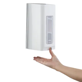 Dispenser para Sabonete Líquido/Álcool Gel 800ml com Reservatório Válvula Branco - Nobre