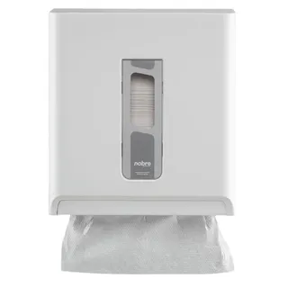 Dispenser para Papel Toalha 1/3D Branco Plástico Street - Nobre