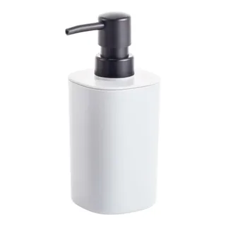 Dispenser para Sabonete Líquido 350ml Quadrado Branco - Mood