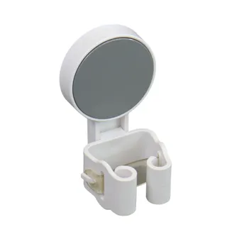 Suporte para Cabos e Vassouras de Parede em Plástico Branco