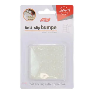 Cartela de Adesivos Protetores de Silicone Redondos com 25 Adesivos Transparente