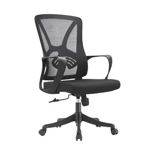 Cadeira de Escritório Tela Mesh Apex com Apoio de Lombar Preta
