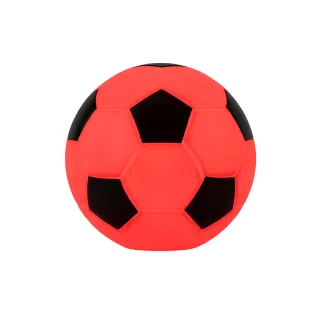 Luminária Bola de Futebol - Vermelha e Preta