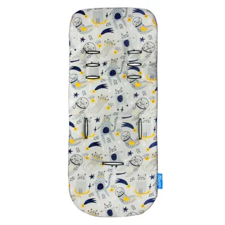 Almofada Carrinho Memory Cinza Conforto e Segurança Reversível