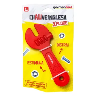 Chauve Inglesa para Cães - Brinquedo Interativo e Estimulante em Formato de Ferramenta