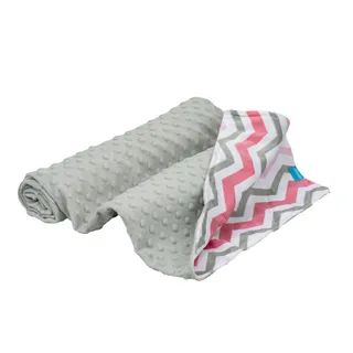 Cobertor Manta Macia Infantil Onda Rosa Clingo