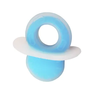 Mordedor Clingo Azul - Silicone, Livre de BPA, Alívio das Gengivas