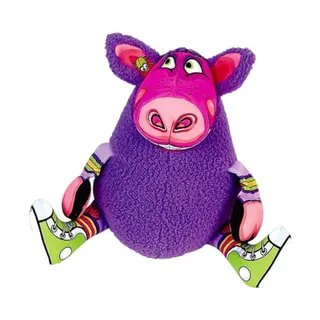 Brinquedo Para Cães Gruntley’s Porquinho Rosa Com Apito