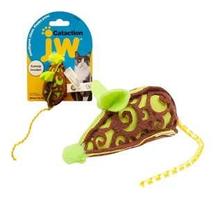 Brinquedo para Gatos Ratinho com Rabo JW Cataction Mouse Verde