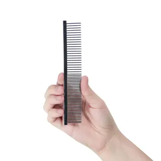 Pente Metal Fino para Cães e Gatos - Remoção de Nós e Emaranhados