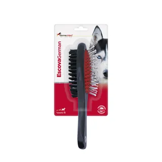 Escova Dupla G para Cães e Gatos - Remoção de Pelos e Emaranhados